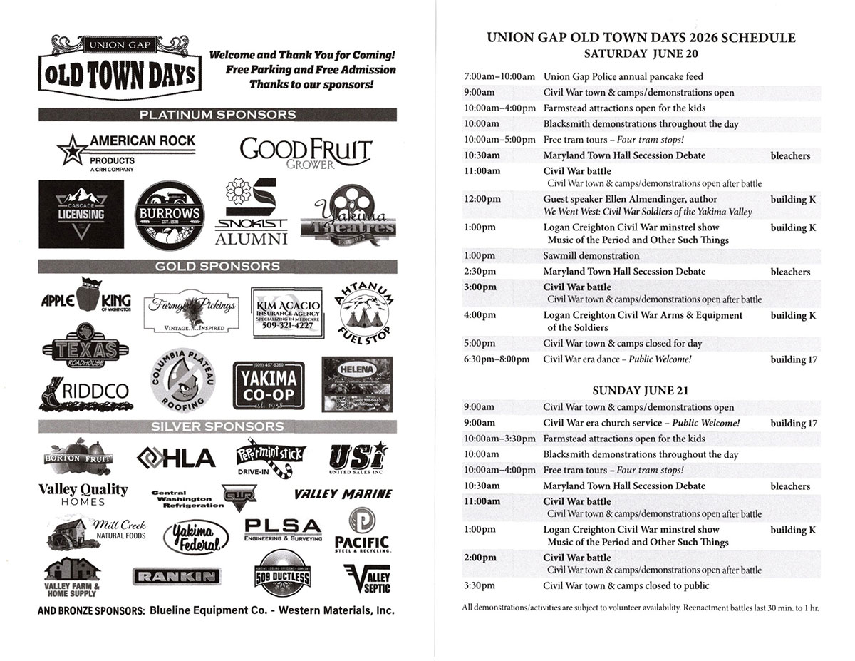 UNION GAP OLD TOWN DAYS - Union Gap, WA